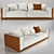 Liberating Luxury: Fendi Freedom Sofa 3D model small image 1