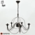 Elegant Crystal Chandelier: Elison 3D model small image 1