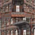 Russian Style Corner Facade 3D model small image 2