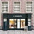 Italian Cafe Facade 3D model small image 1