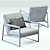 Title: St Germain Sofa & Daytona Armchair Set 3D model small image 3