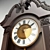 Rustic Wooden Wall Clock 3D model small image 3