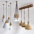Gorgeous Wooden Lamp Set 3D model small image 1