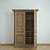 Montpellier Double-Door Cabinet: Elegant Restoration Hardware 3D model small image 2