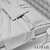 Boheme Oak Bed with Leather Upholstery 3D model small image 2
