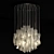 Elegant Glass Pendant Light 3D model small image 1