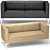 Italian Sitland Matrix Matelassé Sofa - Two/Three Seater 3D model small image 1