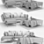 Suita Chaise Longue: Modern Comfort for Your Home 3D model small image 3