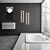 Modern Bathroom Furniture Set Piana 3D model small image 2