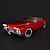 Vintage Buick Riviera Boattail 1972 3D model small image 1