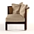 Elegant Flexform Rosetta Armchair 3D model small image 2