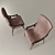 Elegant Symphony Art. 6043 Chairs 3D model small image 2