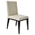 Elegant Ebony Chair 3D model small image 1