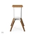 Sleek and Modern K4 Barstool 3D model small image 3