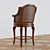 Elegant Swivel Counter Stool 3D model small image 2