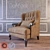 Imbottiti DeAngeli Classico Diplomat: Classic Elegance for Your Space 3D model small image 1