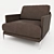 Gorini CHANEL Armchair: Sleek, Stylish, Comfortable 3D model small image 1