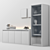 Solida Low Cabinet: Sleek & Stylish Storage 3D model small image 3