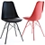 LaForma Lars Metal Grey Chair 3D model small image 1
