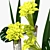 Elegant Callas Pendant with Stones 3D model small image 2