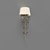 Title: Elegant Fine Art Brass Floor Lamp 3D model small image 1