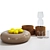 Elegant Calligaris Dining Set 3D model small image 2