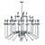 Elegant Champagne Crystal Chandelier 3D model small image 2