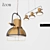 Lucea Zoom: Stylish Ceiling Lamp 3D model small image 1