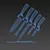 Elegant Bamboo Knife Block 3D model small image 3