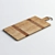 Sleek Bamboo Cutting Board 3D model small image 1