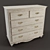 Rustic Charm Chest: 5-Drawer Country Romance 3D model small image 2
