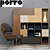 Porro Clarissa Hood Collection: Wardrobe & Armchair 3D model small image 1