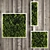 Illuminated Moss Wall Art 3D model small image 1