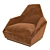Luxury Aoyama X 655 Chair 3D model small image 1