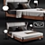 Italian Elegance: Poltrona Frau MAMY BLUE BED 3D model small image 1