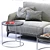 Ditre Italia ELLIOT 3-Seater Sofa: Modern Elegance in Every Detail 3D model small image 2