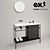Modern Washbasin Set: ex.t Frame 3D model small image 1