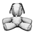 Fatboy CO9 Bean Bag Lounger - Elegance meets Comfort 3D model small image 3