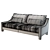 Sleek Opera Contemporary Rosalie Sofa 3D model small image 3