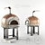 Firewood Pizza Oven: AS TERM D100K 3D model small image 1