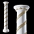Modern Doric Column 3D model small image 1