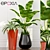 Sleek Epoxia Planters: Modern & Versatile 3D model small image 1