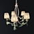 Elegant Epoca 5-Light Chandelier 3D model small image 1