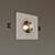 Square Base Recessed Luminaire DS-024B60 3D model small image 1