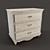 Rustic Romance 3-Drawer Chest 3D model small image 1