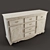 Romantic Country Corner Chest: 2 Doors, 6 Drawers 3D model small image 2