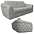 Toscanova Glam Sofa: Realistic 3D Model 3D model small image 1