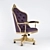 Elegant Vera Armchair by Seven Sedie 3D model small image 1