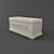 Versatile Storage Ottoman 3D model small image 1