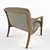 Elegant Bridge Armchair by Philipp Selva 3D model small image 2